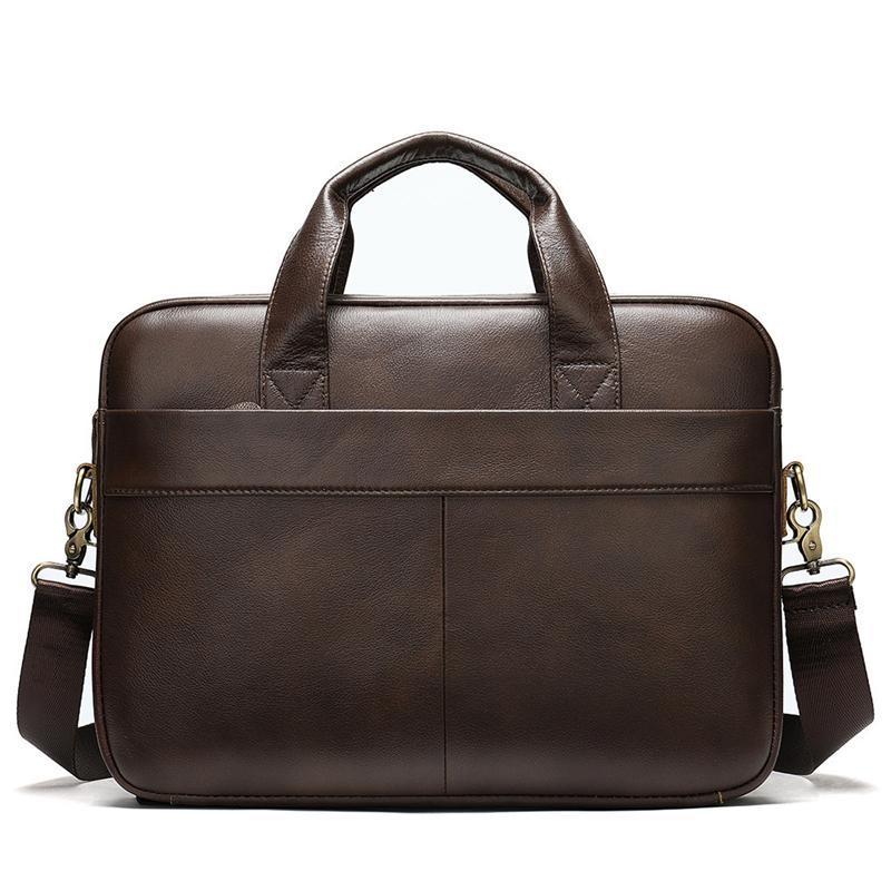 Fashion Casual Business Men's Handbag Retro 14 Inch Shoulder Bag Crossbody Bag