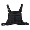 Sports Chest Bag Adjustable Shoulder Strap Front Running Vest Bag for Men Women