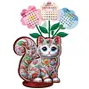 2026&2027 DIY Double Sided Drills Calendar Craft Art Kit Wooden Diamond Painting Calendar Set