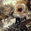 Victorian Beauty - Full Round Diamond Painting 40*40cm