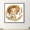 >SALE<5D DIY Full Round Drill Diamond Painting Baby Girl Home Decoration Art Craft