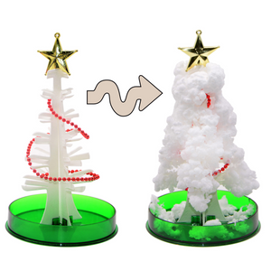 Do-it-yourself magical growing Christmas tree