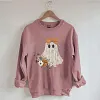 Women's Halloween Lace Ghost Princess Sweatshirt