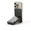 New GM01 Aluminum Alloy Magnetic Wireless Power Bank 5000 MAh Multi-Function Mobile Phone Holder Wireless Charger