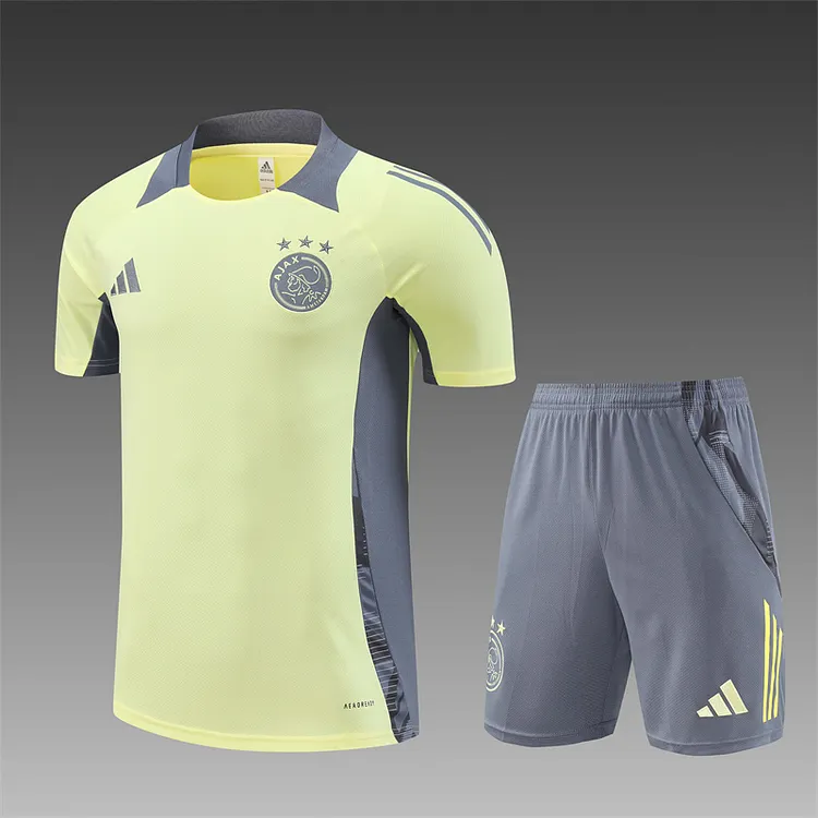 2024-25 Ajax light yellow short-sleeved training jersey