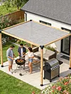 [US Local Warehouse] 2 Pack Shade Sail Poles 10FT Outdoor Sun Shade Poles 2.13in Diameter Heavy Duty Metal Post for Deck Patio Outside Backyard