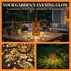 Solar Lanterns Outdoor Waterproof Gift for Moms Women Mother Grandma Hanging Decorativ Solar Lights for Yard Patio Porch Balcony Garden Decor