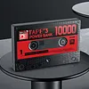 REMAX Retro Tape 10000 mAh Polymer Mobile Power Bank Mobile Phone Charger Dual USB 2.1A/22.5W Fast Charging Treasure 18W PD Two-way Flash Charging Digital Display