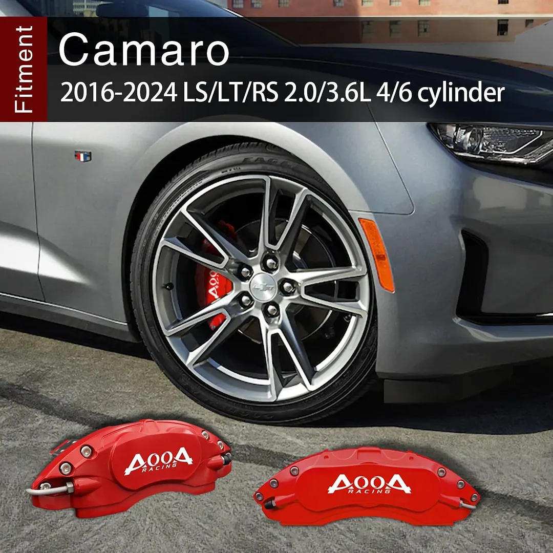 Car caliper modification: Aluminum alloy brake caliper cover decoration (aluminum alloy screw fixing type)