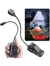 Clip on Light Rechargeable Reading Light with Motion Sensor Waterproof Book Lamp