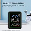 10-in-1 Air Quality Monitor with Display Air Quality Tester for Home Cars Plants