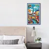 (US Local)Street View-11CT Stamped Cross Stitch Kit(40x70cm)