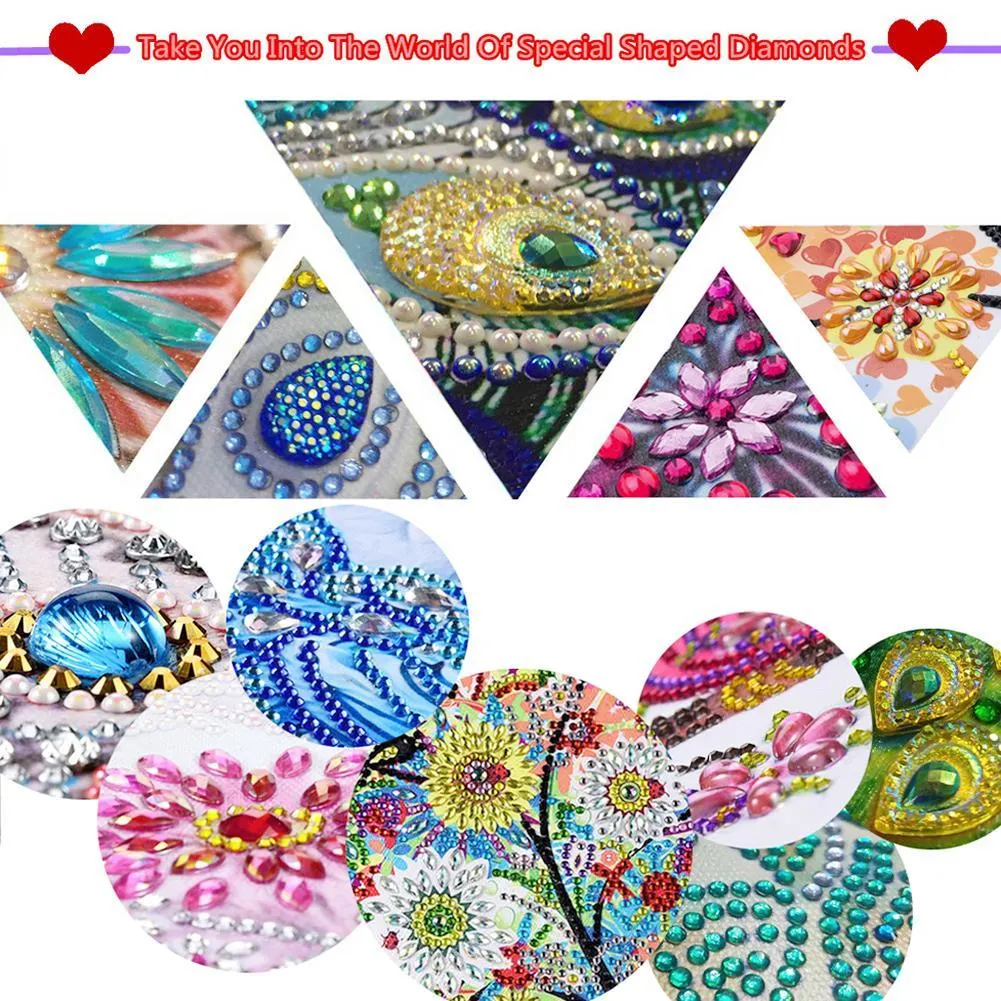 Diamond Painting - Special Shaped Drill - Mandala