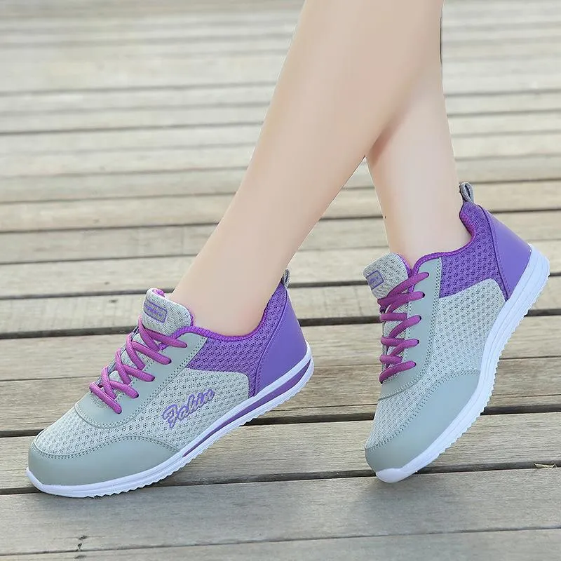 Qengg Women Fashion Sneakers Slip On Women's Sneakers Outdoor Sneakers For Women Plus Size Zapatillas Mujer Ladies Vulcanize Shoes