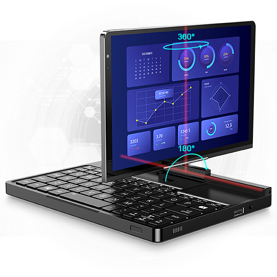 Windowsノート本体 GPD Pocket4 GPD Pocket 4 Windows 11 Ultra-Portable Modular Laptop PC