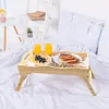 DIY Diamond Painting Wooden Tray Food Tray  with Folding Legs Living Room Decoration Donut Wooden Tray Kit(Abstract Leaf)