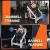 [US Local Warehouse] Fitness Preacher Curl Bench Adjustable Seated Isolated Barbell Dumbbell Biceps Station Workout Bench for Home Gym Fitness Equipment