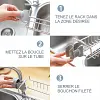 Support multifonctionnel d'arrangement d'&eacute;vier de cuisine