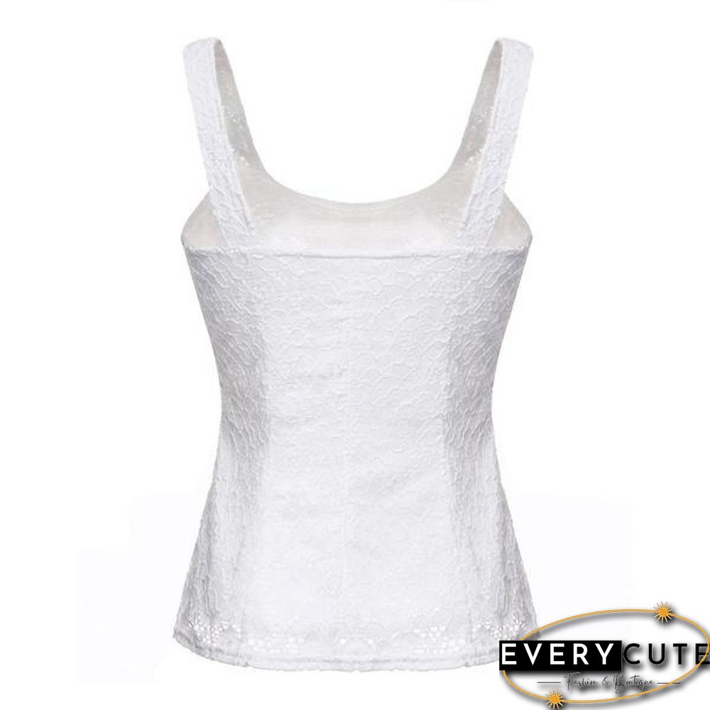Sexy Ladies Lace Floral Bodycon Strap Tank Top Vest Shirt Blouse Sleeveless Women Casual Strappy
