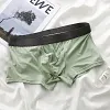 Men's Underwear Separated Pouch Modal Boxer Briefs Elephant Nose Turnks Tagless Boxers