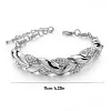 Bracelets feuille zircon