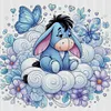 Cute Eeyore-11CT Stamped Cross Stitch 50*50cm