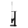 [US Local Warehouse] 50.79in Pellet Stove with Glass Tube Pellet Patio Heater with Table Wood Burning Stove Smokeless Firepit for Camping Beach Garden Balcony