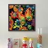Butterfly - Full Embroidery 9 CT Stamped Cross Stitch Bead Embroidery - 40*40CM