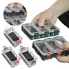 Expandable Fishing Tackle Box Luminous Waterproof Magnetic Tools Storage Box