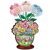 2026&2027 DIY Double Sided Drills Calendar Craft Art Kit Wooden Diamond Painting Calendar Set