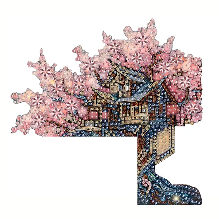 Animal Diamond Art Door Right Angle Sign Wood Door Corner Decor for Party Favors gbfke