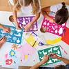 (US Local)30 Pieces Drawing Stencils Tool Set Drawing Templates for Drawing and Painting