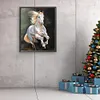Galloping Horse-Paint By Numbers Acrylic Painting 40*50CM