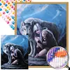 Wolf Girl - Round AB Drills Diamond Painting(45x35cm)