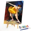 Ballerina Girl-Paint by Numbers Acrylic Painting 40*50CM
