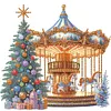 (US Local)4Pack Carousel-Special Shaped Diamond Painting Kit(30x30cm)