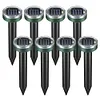 Solar Gopher Repellent Scarer Ultrasonic Vibration Repeller for Outdoor Garden