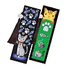 2pcs Creative DIY Diamond Painting Bookmark Special Leather Tassel Kits