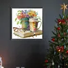 >SALE<DIY Partial Special Shaped Drill Diamond Painting Simple Book Coffee 40x40cm