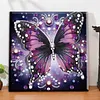 Pre-Framed DIY 3D Flapping Butterfly Diamond Painting Art Craft Kit Living Room Decor(20x20cm)