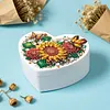 DIY Diamond Painting Heart-Shaped Jewelry Box Decorative Storage Case Home Decor