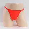 Detachable Sexy Ice Silk Stretch Sheer Low Rise Thong