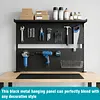 [US Local Warehouse] Desktop Shelving System with Monitor Stands Computer Accessories Clamp On Desk Organizer Shelf 51 X 34 Inch for Office Supplies Dorm Home Decor