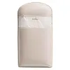 [US Local Warehouse] Space Saving Hanging Garment Bag w/ Self Compression Zipper Storage Bag(Beige M)