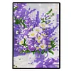 (US Local)5D DIY Flower Diamond Art Painting Notebook Kit Crystal Notepad Sketchbook Gifts