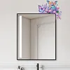 (US Local)Butterfly Girl Flowers 5D DIY Wooden Diamond Painting Door Topper (Right)