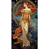 (Stamped/Counted) Star Goddess - 11CT Cross Stitch 50*90cm/19.69*35.43in