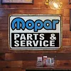Mopar Parts & Service - Vintage Metal Signs - 20*30cm - Warning
