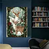 Diamond Painting-DIY Full Round Drill Elk in the Snow(70*50 CM)