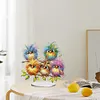 (US Local)Double Sided Effect DIY Special Shaped Quirky Bird Desktop Diamond Art Kits